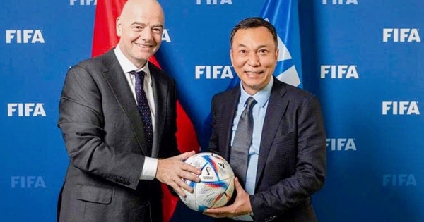 Chủ tịch FIFA Gianni Infantino chúc mừng CLB CAHN vô địch V-League 2025-2026 - hình ảnh - f8betv.vip