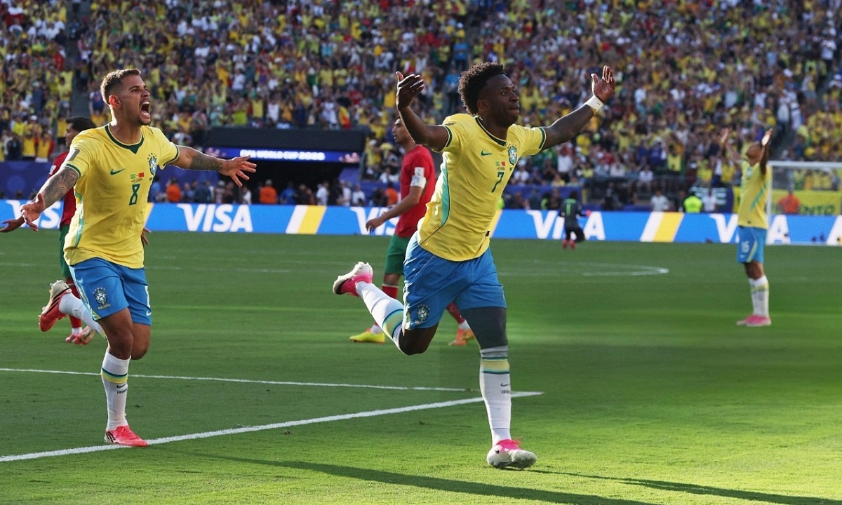 F8BET VIP thưởng nóng: Brazil hòa Morocco, Vinicius Junior chói sáng - hình ảnh - f8betv.vip