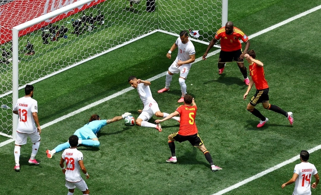 F8BET cược bóng đá: Pha cứu thua xuất thần giúp Iran cầm hòa Bỉ tại World Cup 2026 - hình ảnh - f8betv.vip F8BET cược bóng đá: Pha cứu thua xuất thần giúp Iran cầm hòa Bỉ tại World Cup 2026 - hình ảnh - f8betv.vip