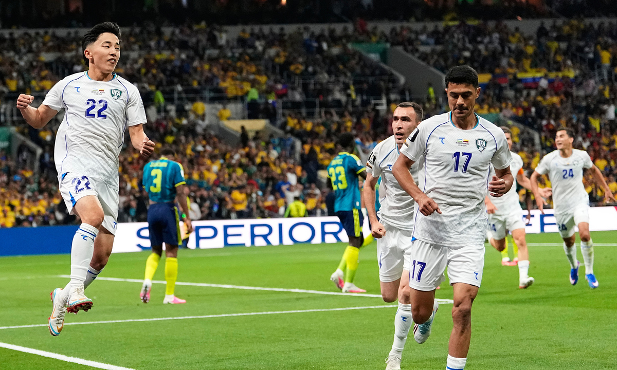 F8BET cược bóng đá: Bàn thắng lịch sử không cứu Uzbekistan khỏi thất bại trước Colombia - hình ảnh - f8betv.vip