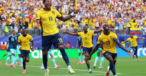 F8BET cược thể thao: Ecuador gây địa chấn, 19 đội chính thức vào vòng knock-out - hình ảnh - f8betv.vip