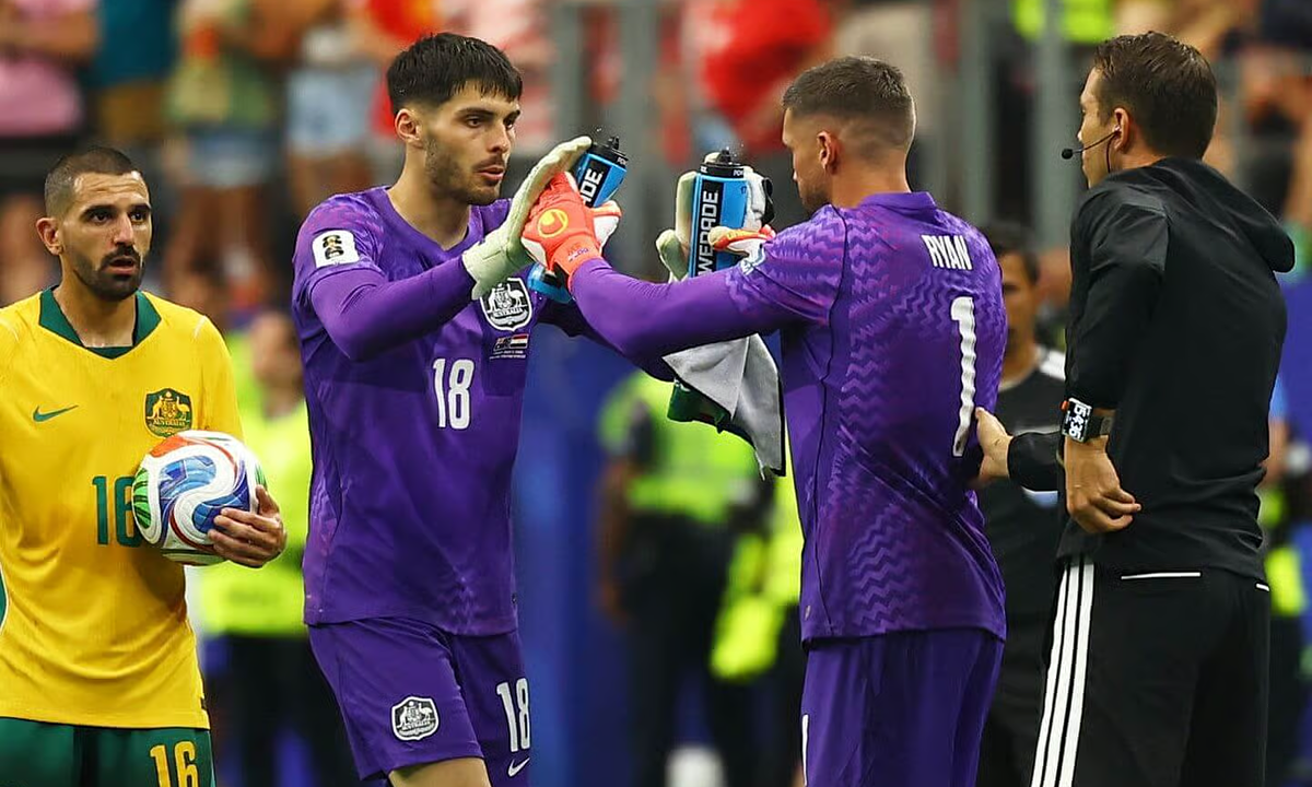 Thay thủ môn trước loạt luân lưu, Australia vẫn gục ngã trước Ai Cập tại World Cup 2026 - hình ảnh - f8betv.vip